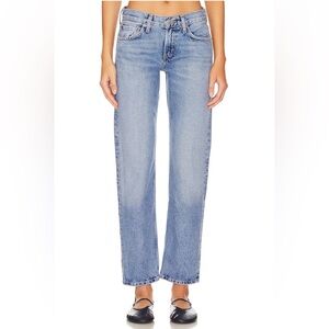 Agolde AMBER LOW RISE STRAIGHT JEANS